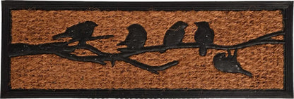  Esschert Design Fußmatte Vögel Auf Ast 75 X 25 Cm - Gummi & Kokos