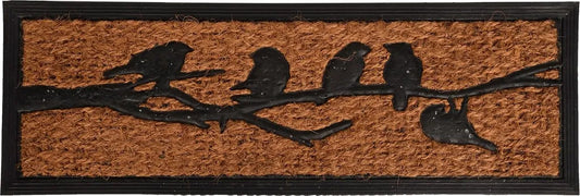  Esschert Design Fußmatte Vögel Auf Ast 75 X 25 Cm - Gummi & Kokos