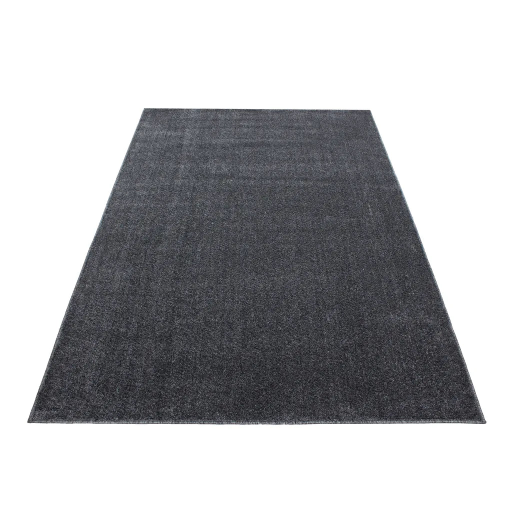  Wunderschöne ATA Teppich, Moderner Einfarbig Teppich, Rechteckig, Höhe 12 Mm, Größe:280 X 370 Cm, Farbe:Hellgrau