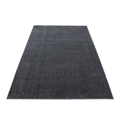  Wunderschöne ATA Teppich, Moderner Einfarbig Teppich, Rechteckig, Höhe 12 Mm, Größe:280 X 370 Cm, Farbe:Hellgrau