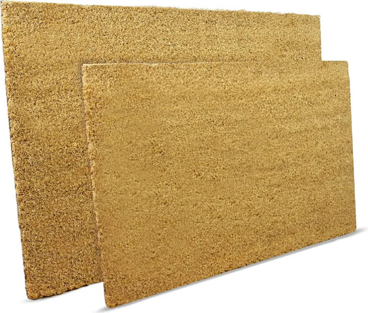  Entrando Fußmatte Aus Kokos - Natur Braun 40x60 Cm - Antibakteriell, Rutschfest, Wetterfest - Optimale Haustür Fussmatte Für Aussen