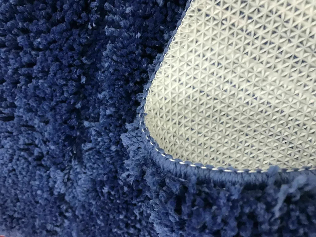  Topchances 3teilig Badezimmermatte Rutschfest Badematte Badteppich Badezimmerteppich Waschbar Duschmatten Weiche& Maschinenwaschbar Fußmatte Teppich Für Badezimmer (Blau)