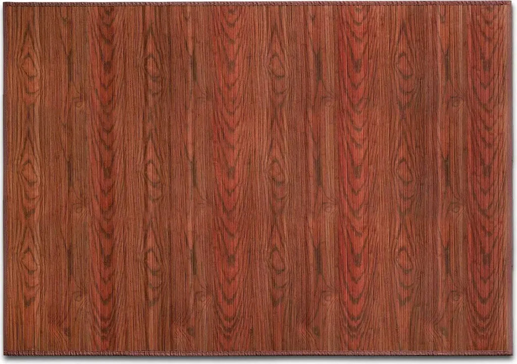  Bambus-Teppich Bambusmatte Mit Stoffrahmen Magenta 200 X 300 Cm Braun