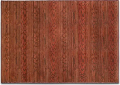  Bambus-Teppich Bambusmatte Mit Stoffrahmen Magenta 200 X 300 Cm Braun