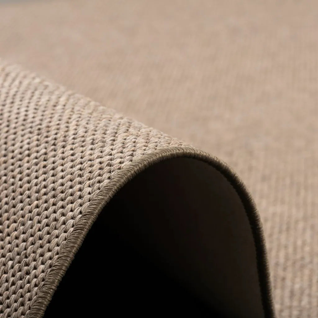 Teppich Bentzon Flachgewebe Braun, Größe:300x300 Cm