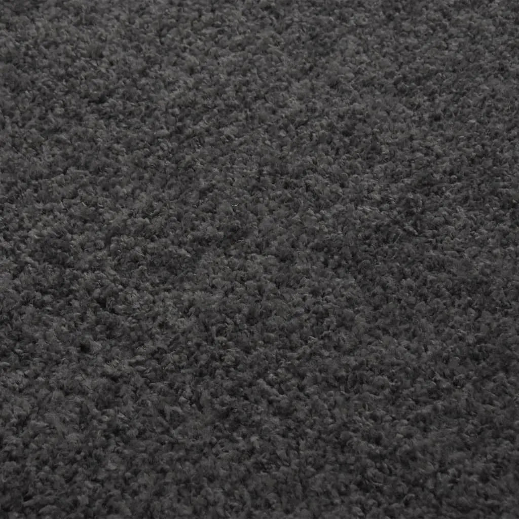  VidaXL Teppich Shaggy Hochflor Anthrazit 80x150 Cm