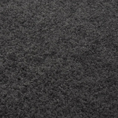  VidaXL Teppich Shaggy Hochflor Anthrazit 80x150 Cm