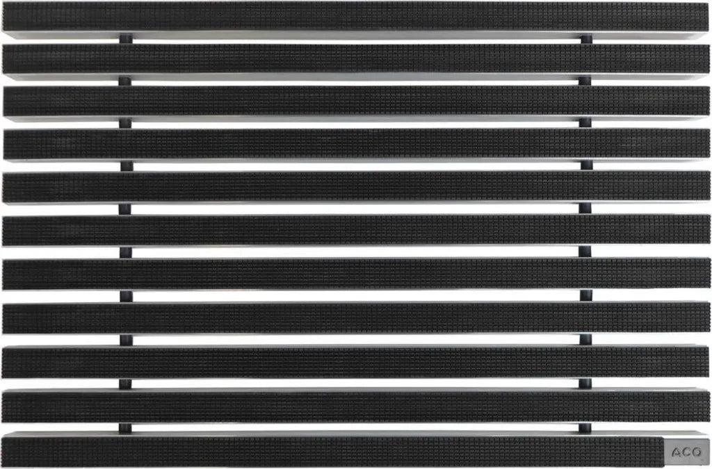  ACO 75x50x2cm Schuhabstreifer Gummimatte ALU Fußmatte Türmatte Sauberlaufmatte Eingangsmatte