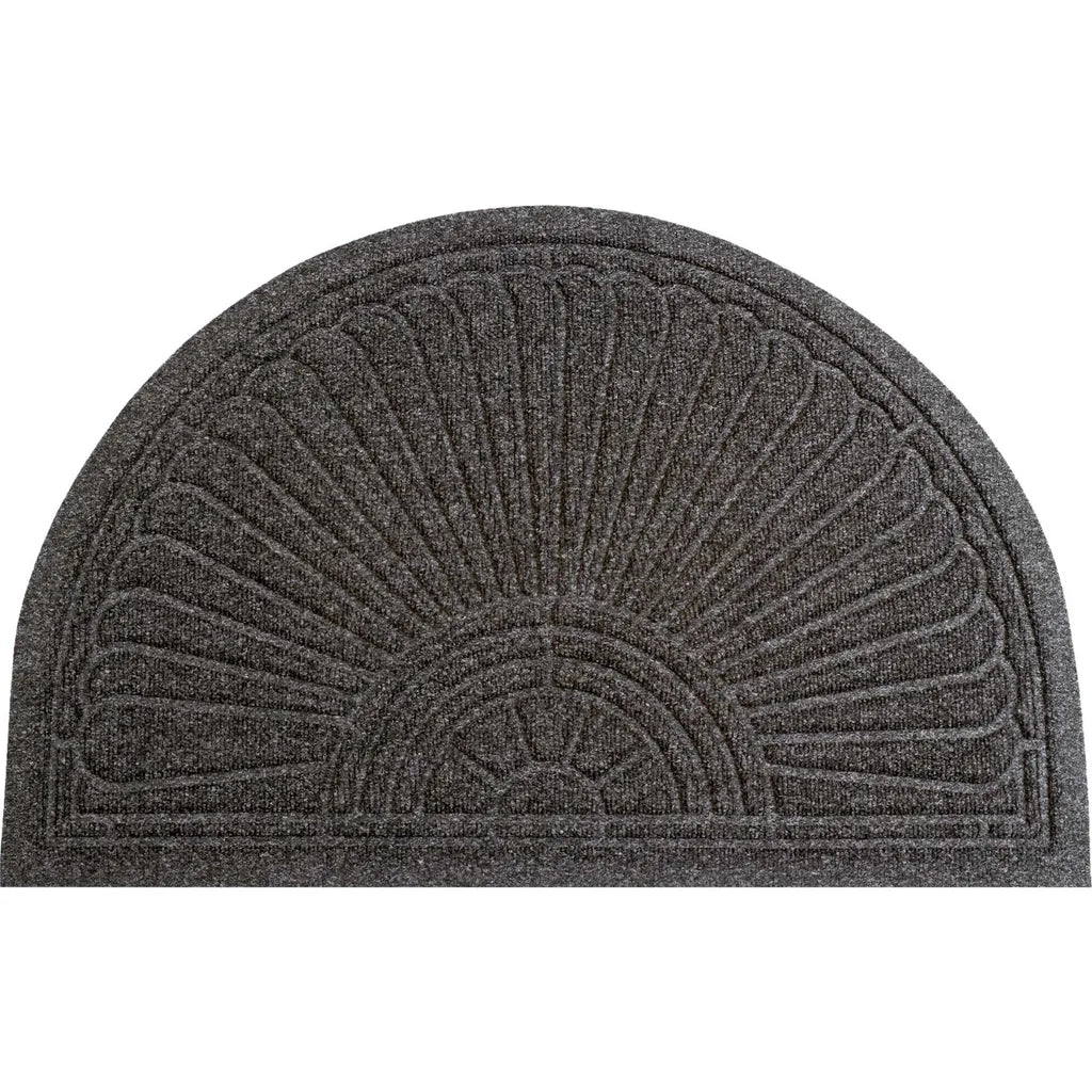  Wash+Dry Fußmatte Waschbar DUNE Halfmoon Dark Grey 55 X 85 Cm