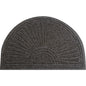  Wash+Dry Fußmatte Waschbar DUNE Halfmoon Dark Grey 55 X 85 Cm