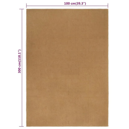  VidaXL Teppichläufer 100x300 Cm Jute Rechteckig