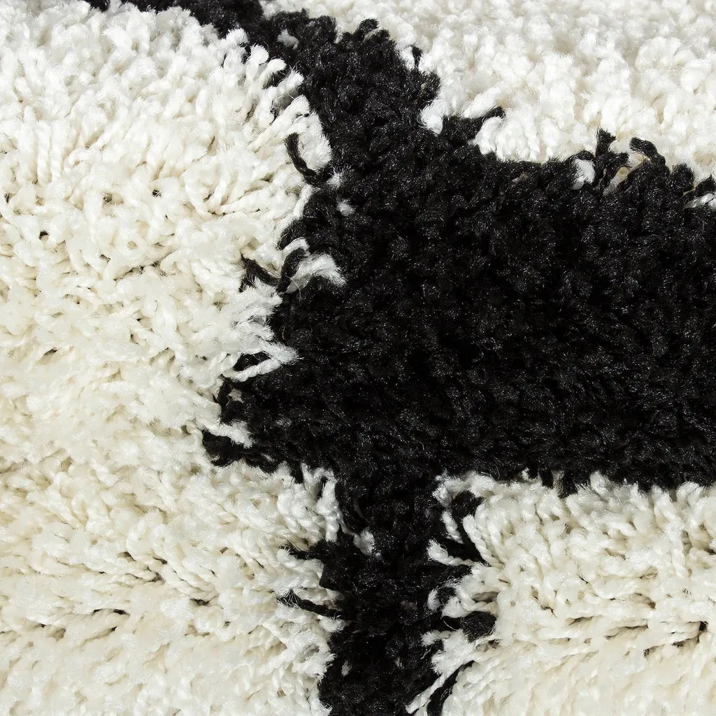  Wunderschöne Kinderteppich Rund , Höhe 30 Mm, Fußball Motiv, Größe:Ø 120 Cm Rund, Farbe:Schwarz