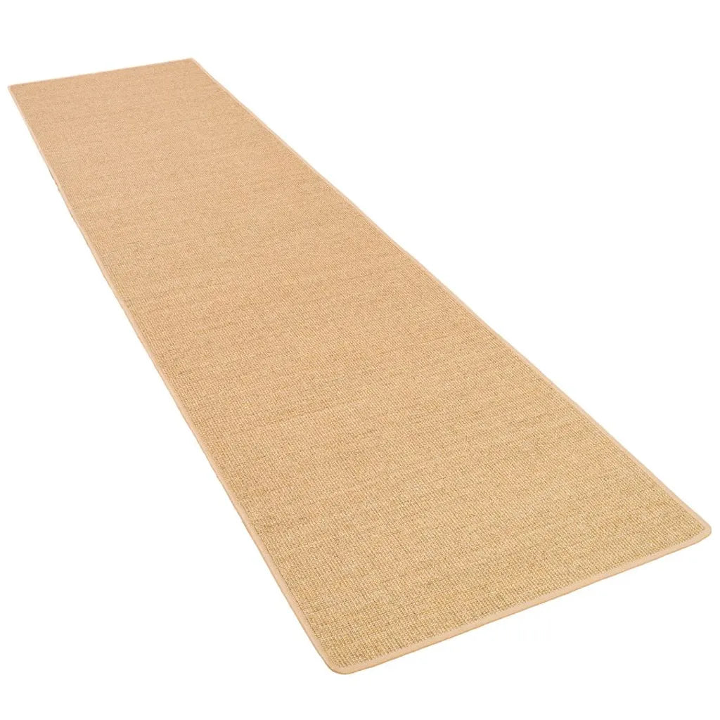  Sisal Natur Läufer Teppich Astra Nuss, Größe:80x400 Cm