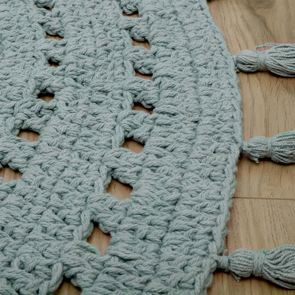  Nattiot Teppich Ø 120 Cm Nila Vert Pale
