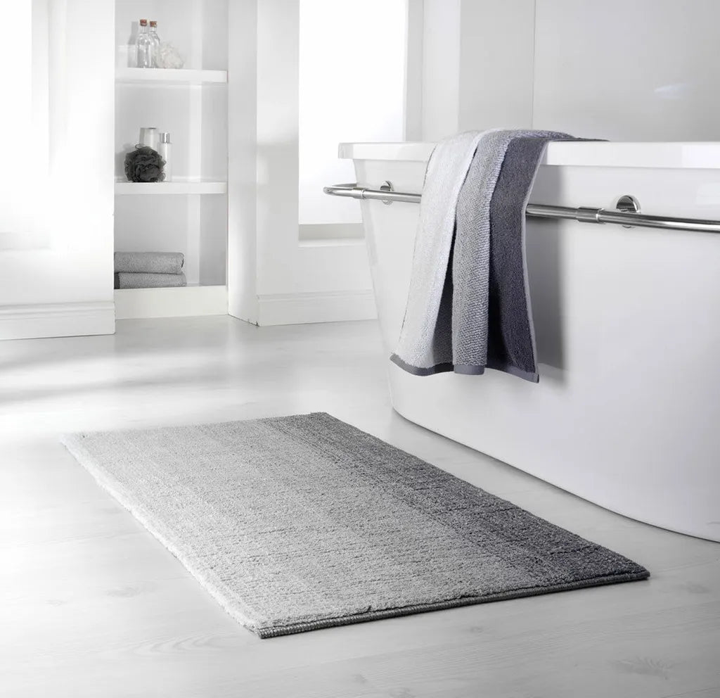  Dyckhoff Badteppich Colori 60 X 100 Cm Grau 100% Bio Baumwolle