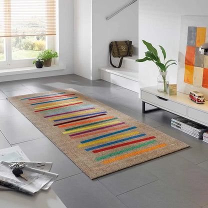  Wash+dry Mixed Stripes 80 X 200 Cm Waschbarer Teppich