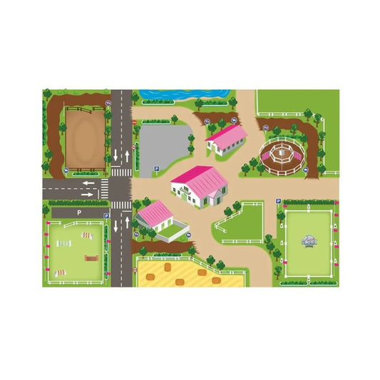  Kids Globe Spielteppich, Reitschule, 100x150 Cm, 570348, 423875
