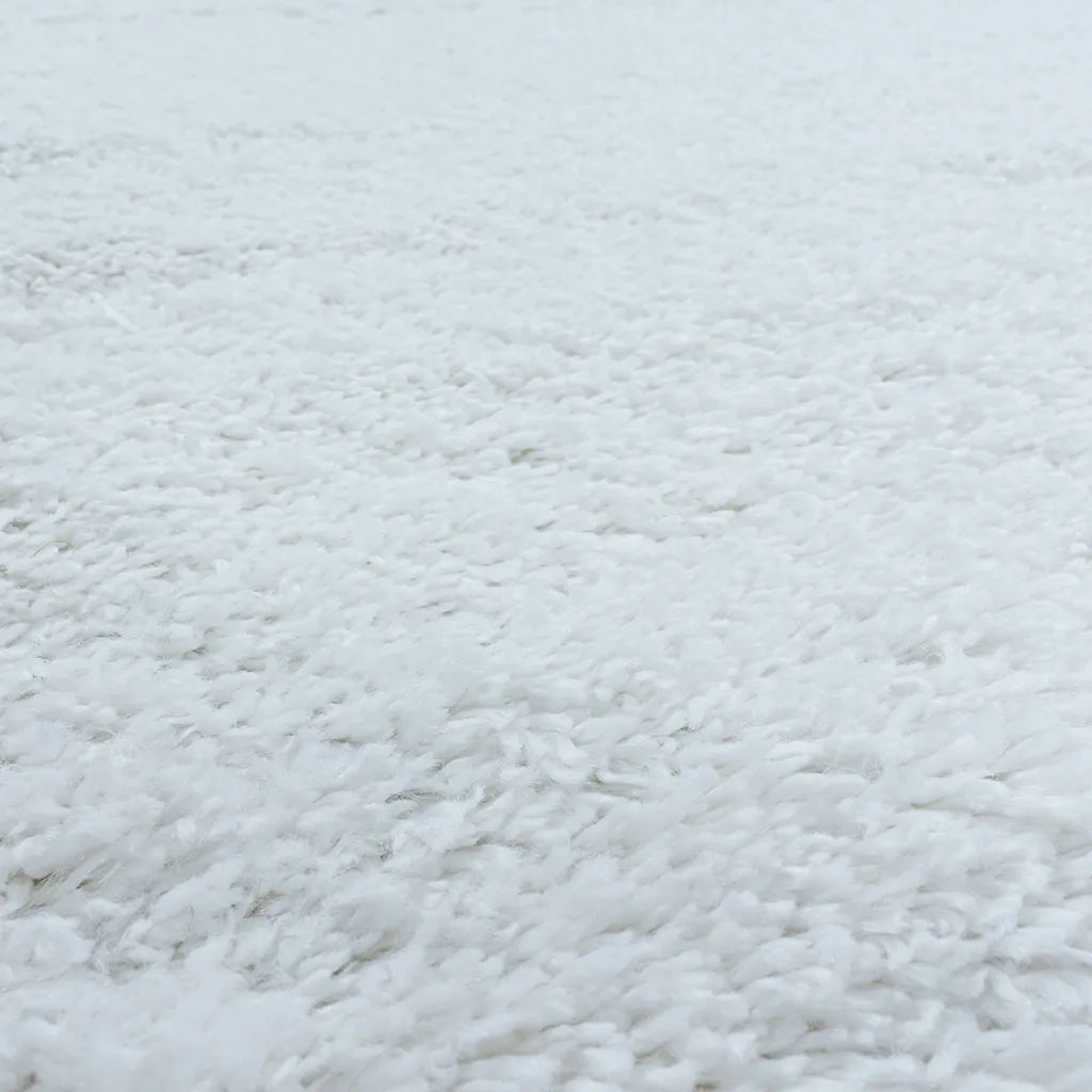  Schlafzimmerteppich,Bettumrandung,3Teilig,hochflor Shaggy,Weich,Farbe:Weiss, Farbe:WEISS, Grösse:2 X 60x110 Cm + 1 X 80x150 Cm