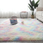  Regenbogen Übergroße Flauschige Teppiche 120*160cm Shaggy Area Rug Esszimmer Schlafzimmer Teppich Bodenmatte