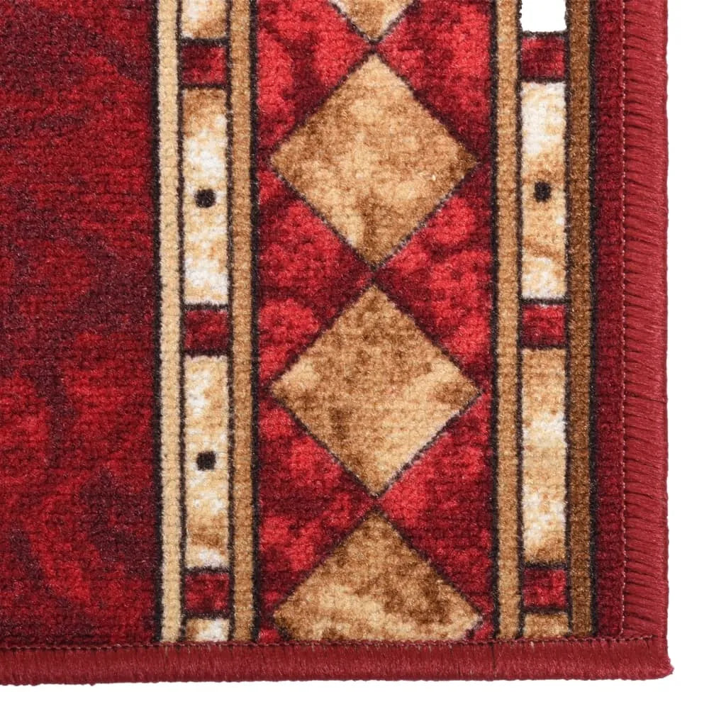  VidaXL Teppichläufer Rot 100x150 Cm Rutschfest