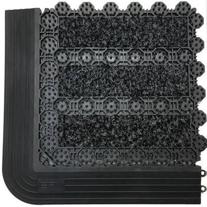  Fußmatte Außen Grau 53 X 73 Cm, Schuhabstreifer Aus Thermoplastic Elastomer (TPE), Fußabtreter Außen, Schmutzfangmatte Außenbereich, Fussmatte Aussenbereich, Türmatte Außen, Fußabstreifer Hauseingang