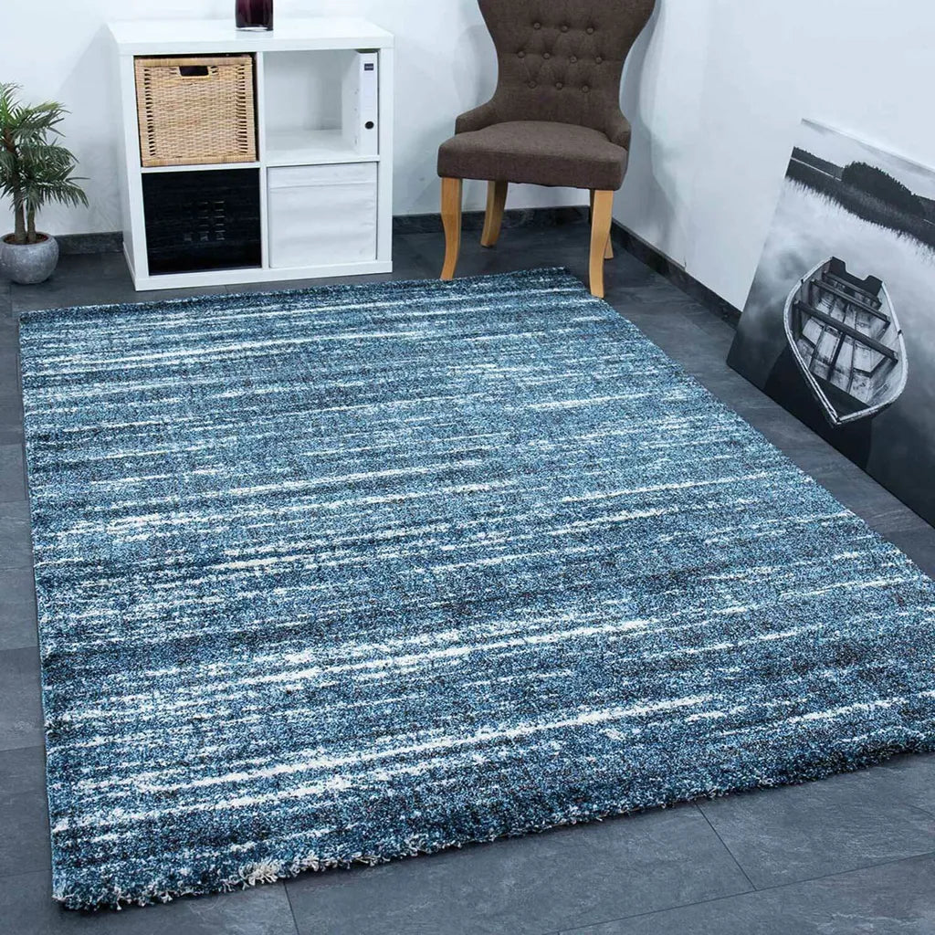  Teppich Wohnzimmer Sehr Dicht Qualitativ Melierter Teppich Terra, Maße:120x170 Cm