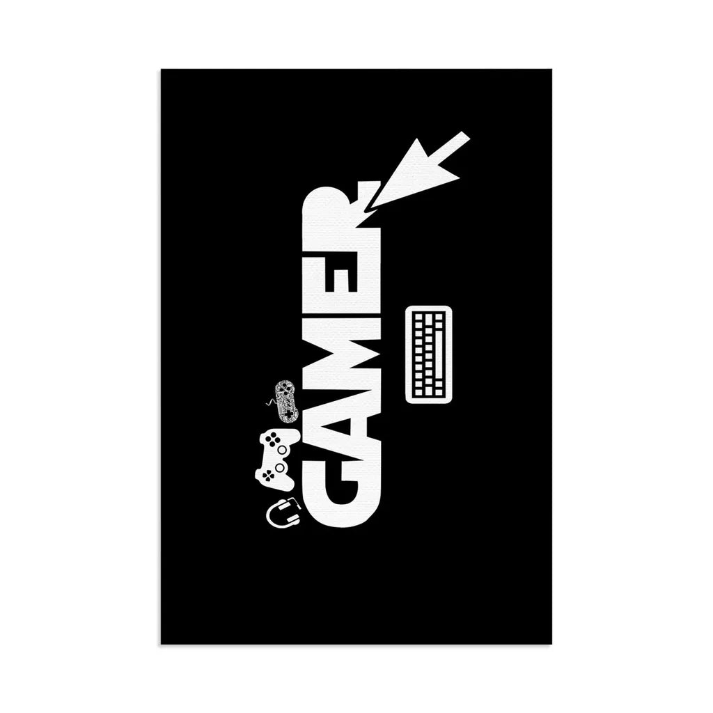  Jungengel Teppich Gamer Player Spiele Zocker Läufer Zimmer Unterlage Matte Schwarz : 180x280 Cm