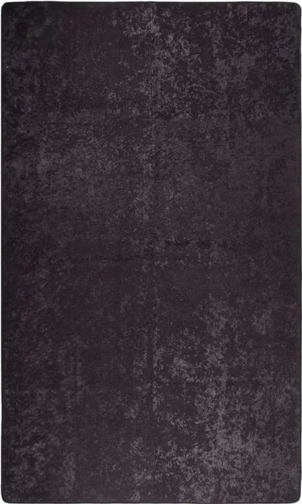  VidaXL Teppich Waschbar 120x180 Cm Anthrazit Rutschfest