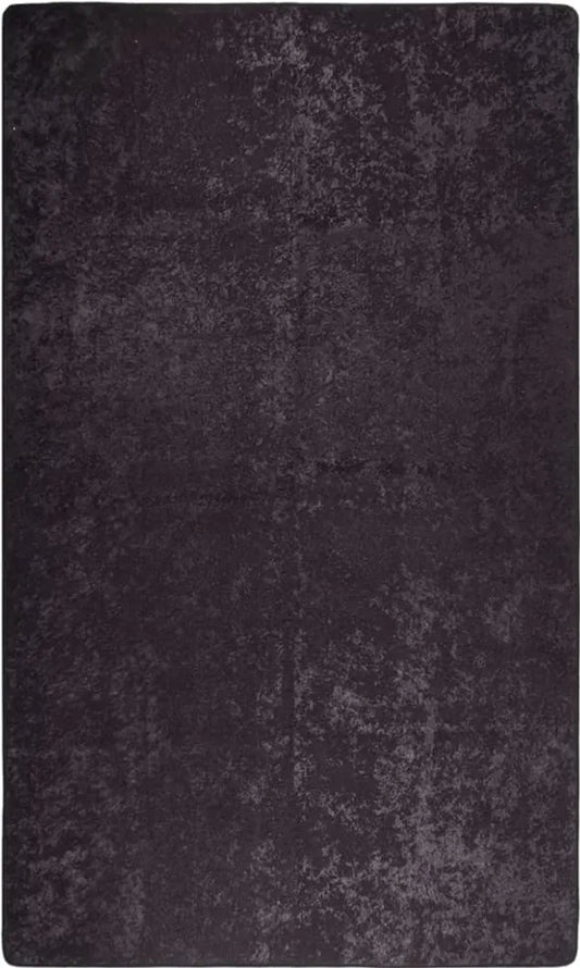  VidaXL Teppich Waschbar 120x180 Cm Anthrazit Rutschfest