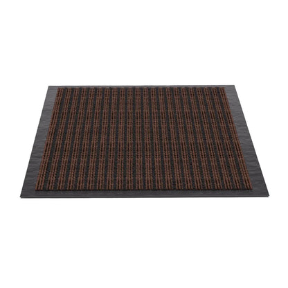  WEST & EAST Schmutzfangmatte - Braun-Schwarz 60 X 90 Cm - Fußabtreter - Sauberlaufmatte - Fußmatte - Bodenmatte - Türmatte - Fussmatte Innen Und Außen - Für Eingangsbereich - Rutschfest -Waschbar