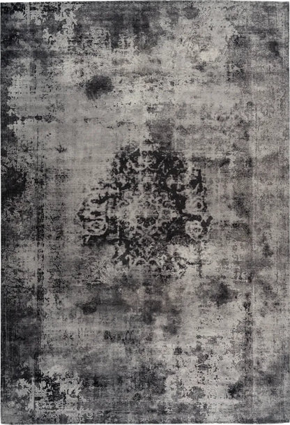  Kayoom - Kurzflor Teppich Vintage 8403 Grau Grösse: 200cm X 290cm