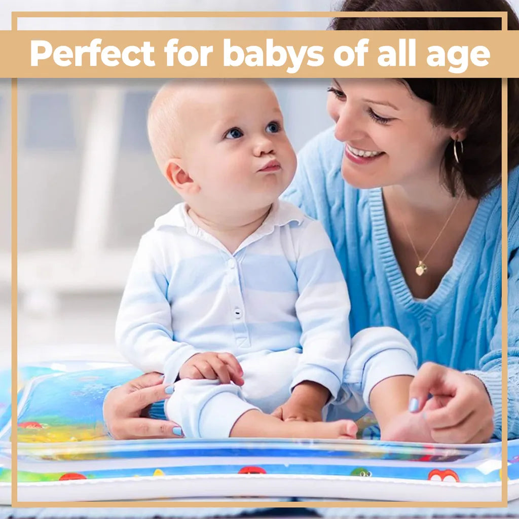  Baby Wassermatte Aufblasbare Wasserspielmatte XXL Sensorisches Spielzeug Kleinkinder Wasserspiel Bodenmatte Wachstum Aktivität Tool Bauchzeit Retoo