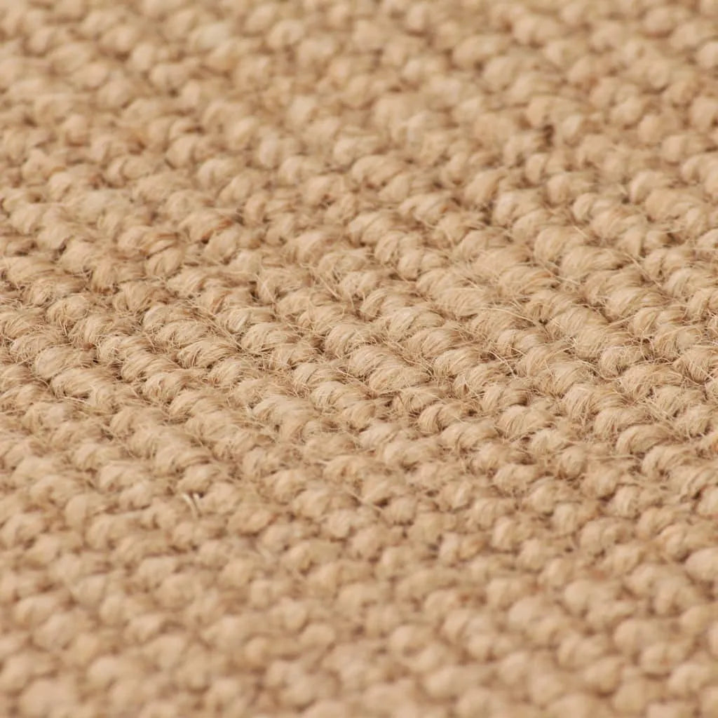  VidaXL Teppich Jute Mit Latexrücken 120 X 180 Cm Naturfarben