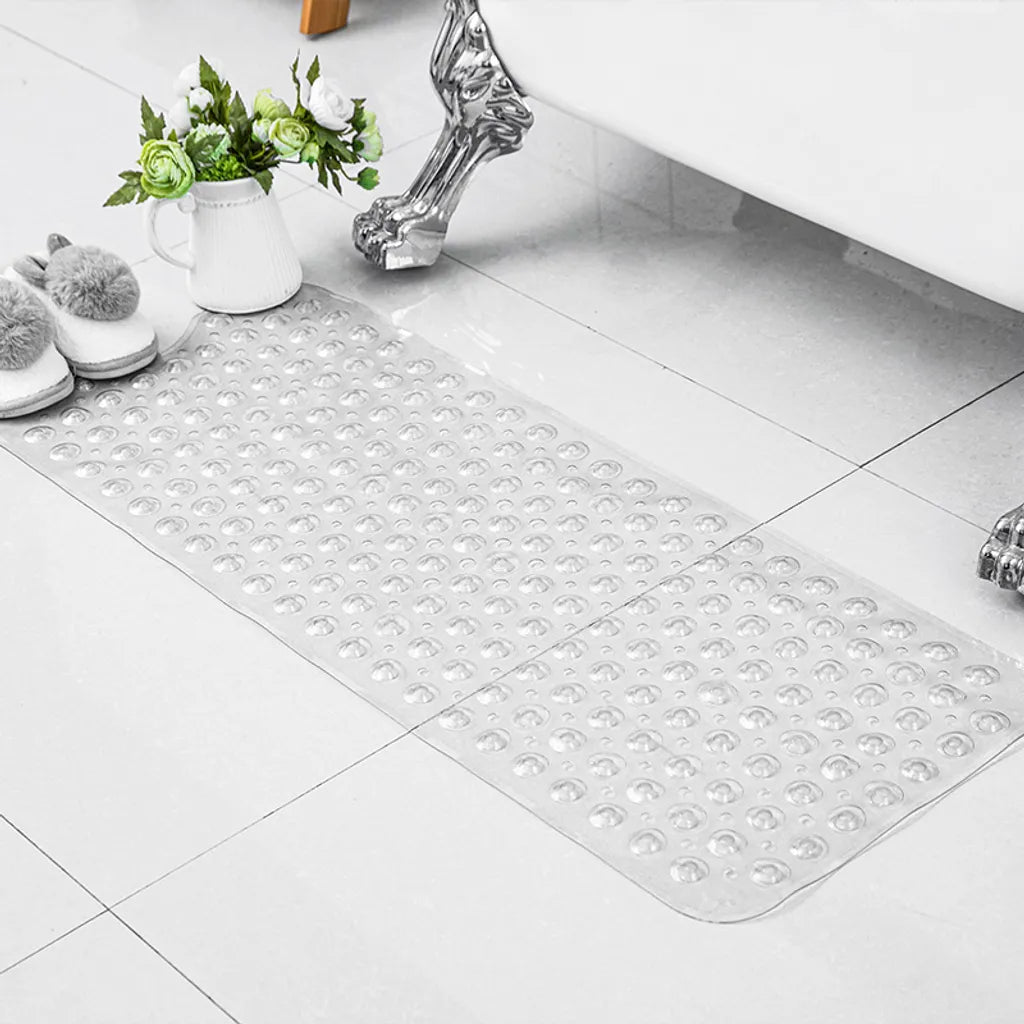  OneTwoFit Extra Lange Rutschfeste Badematte Mit 200 Saugnäpfen Duschmatte Maschinenbadematte 100x 40 Cm AB189