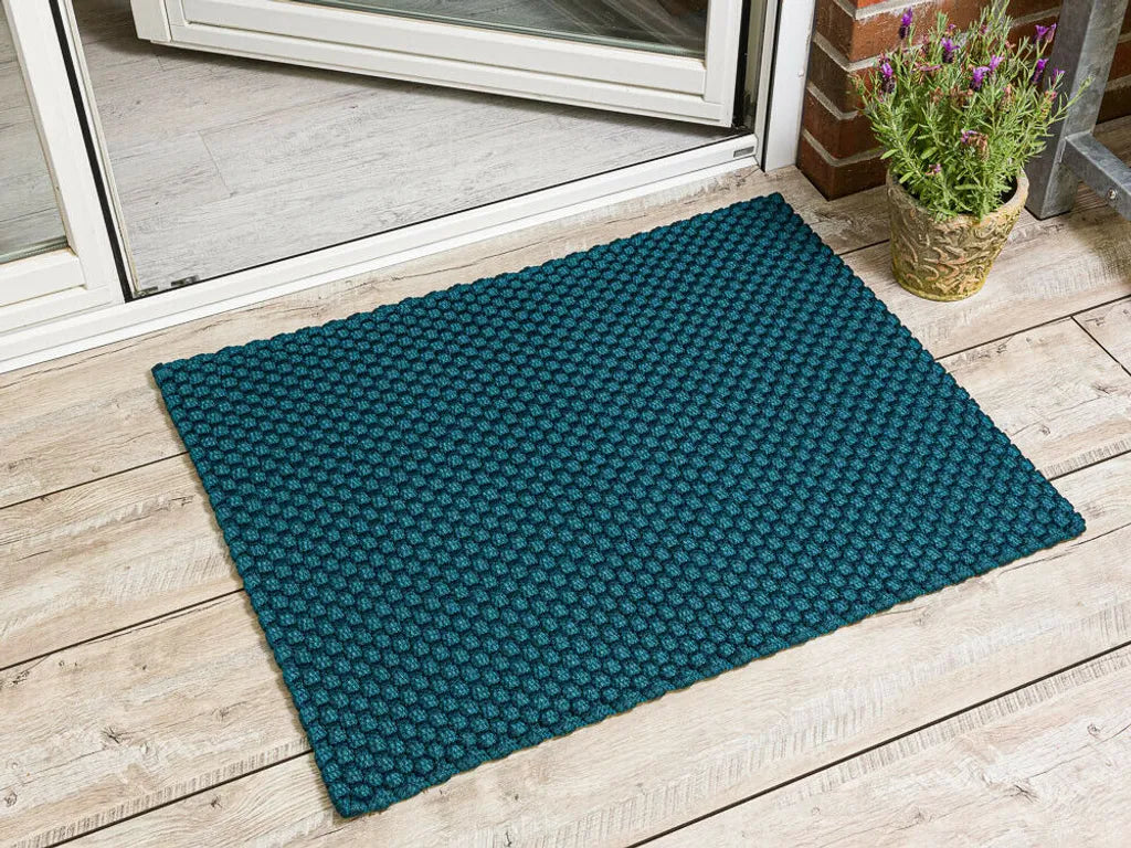  PAD Fussmatte UNI PETROL 72x92 Matte Outdoor Teppich Pad Concept Badematte Blau