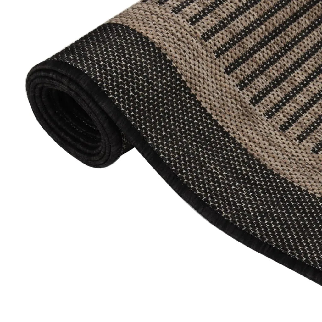  VidaXL Outdoor-Teppich Flachgewebe 200x280 Cm Dunkelbraun