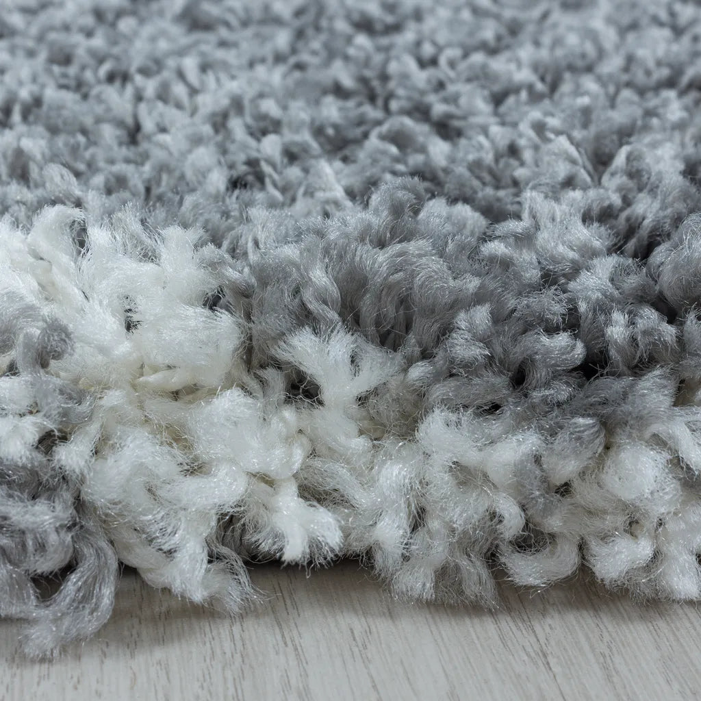  Wohnzimmerteppich,hochflor Shaggy,designer Teppich,Kachel Muster,Farbe:Rosa, Farbe:GRAU, Grösse:240 Cm X 340 Cm