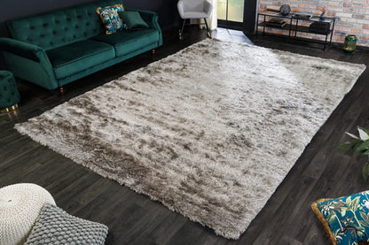  Hochflor Teppich CLOUD 9 250 X 350 Cm Beige Champagner