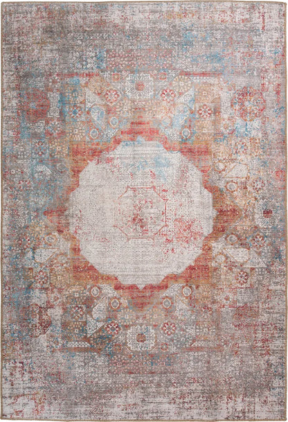  Kayoom - Kurzflor Teppich Faye 125 Multi Grösse: 190cm X 290cm
