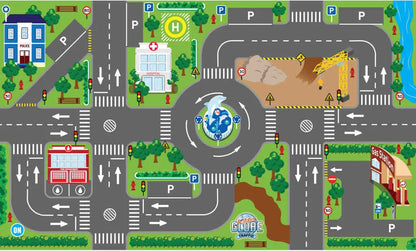  Kids Globe Spielteppich Mit LED-Ampeln 72x120 Cm