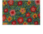  Relaxdays Fußmatte Kokos Blüten