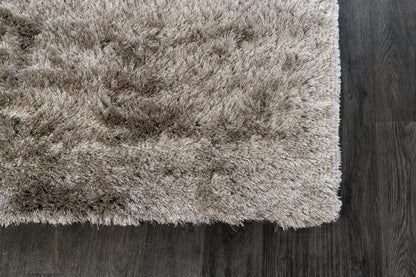  Hochflor Teppich CLOUD 9 250 X 350 Cm Beige Champagner