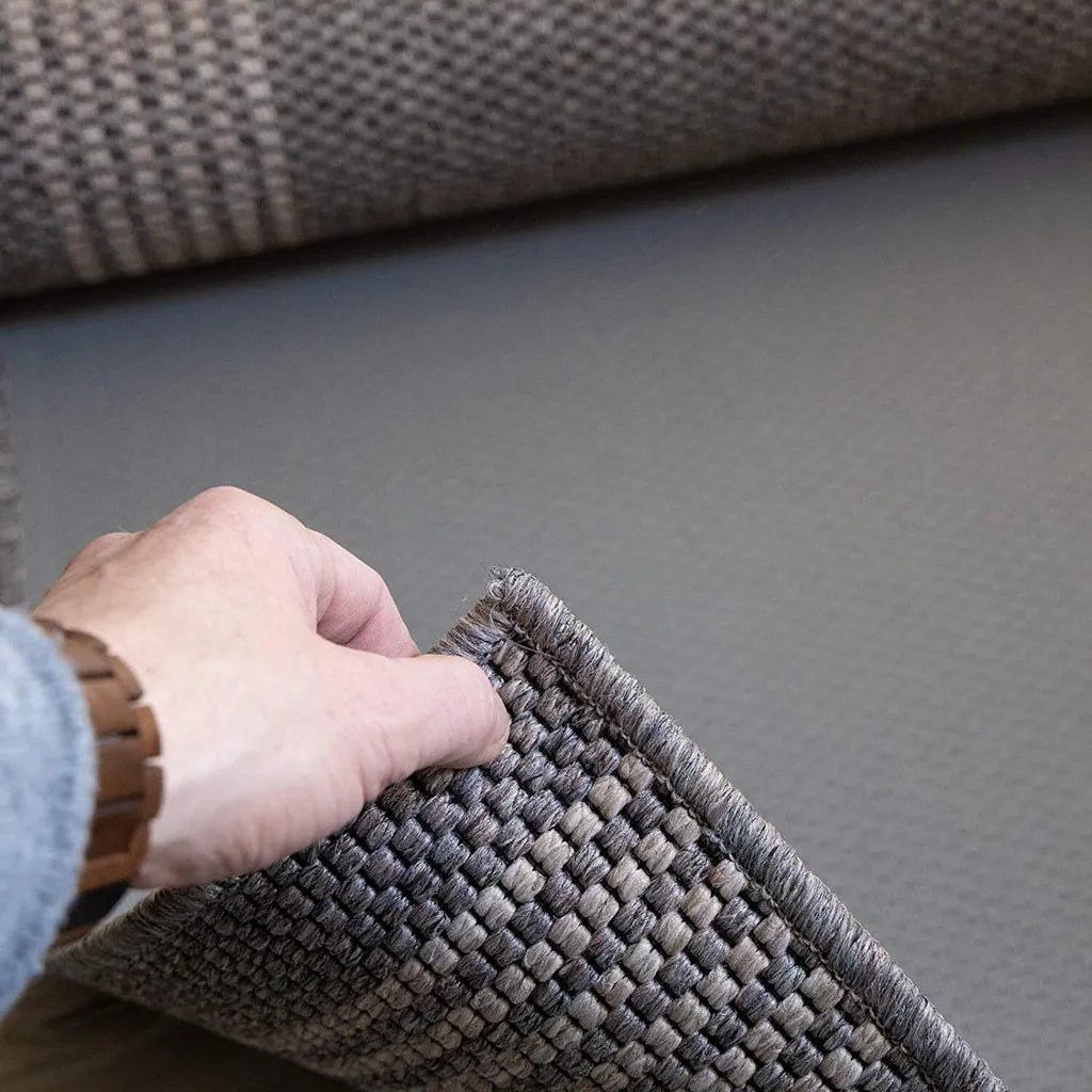 Teppich-Läufer Auf Maß Natura Sisal-Optik Grau-Beige Breite: 80 Cm, Länge: 250 Cm