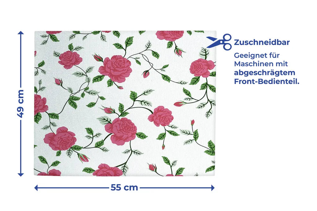 Wenko Waschmaschinen-Auflage Rosen