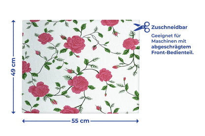 Wenko Waschmaschinen-Auflage Rosen