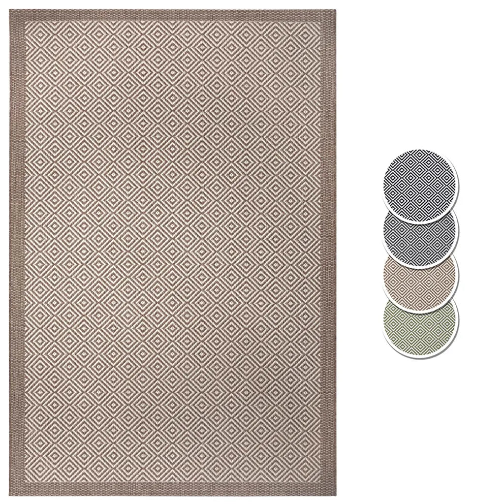  In- Und Outdoor Teppich Jakarta, Farben:beige/creme, Größe:80x150 Cm