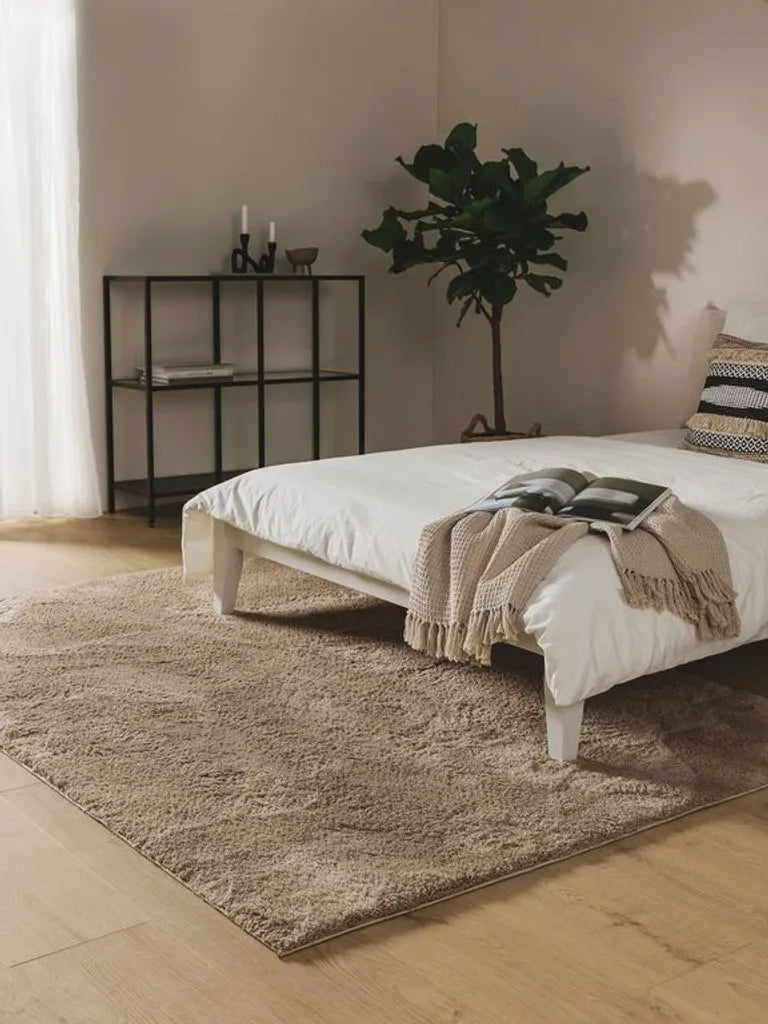  Hochflorteppich Soda Beige, Maße:120 X 170 Cm