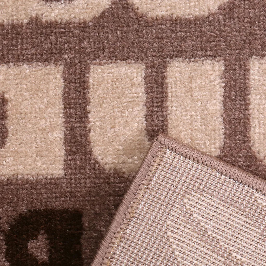  Küchenteppich Teppichläufer Coffee Modern Kaffee Design In Braun Beige Teppich Für Lounge Oder Küche, Maße:160x220 Cm
