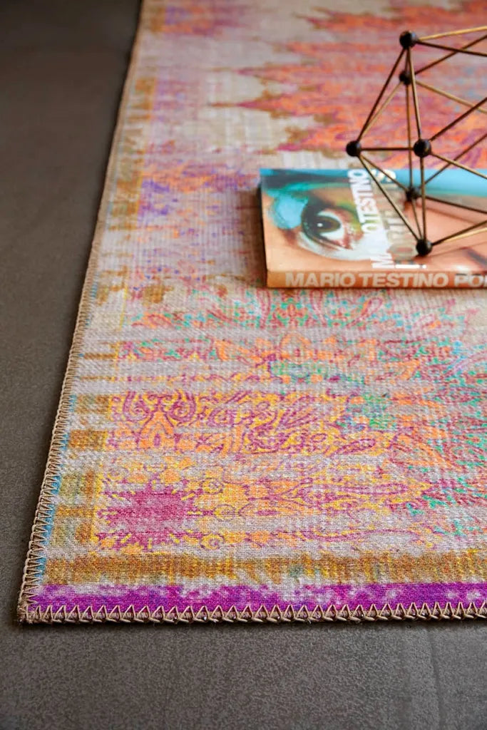  Wecon Home - Kurzflorteppich - Sunkissed - Bunt - 190x290 Cm