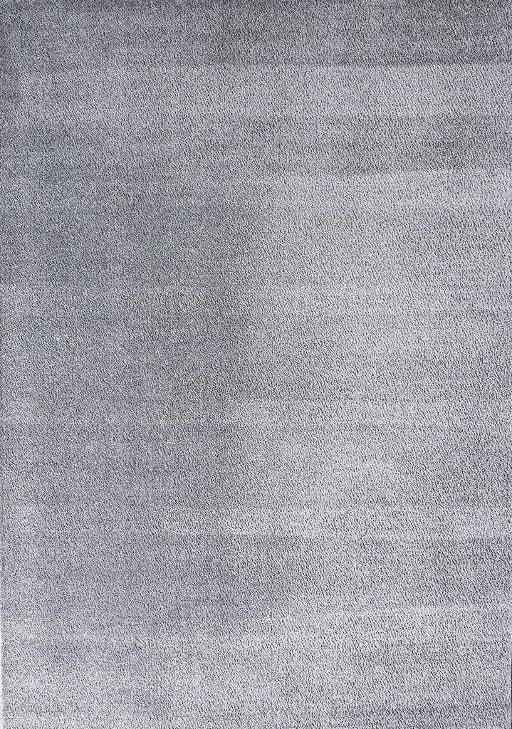  Teppich Wohnzimmer In Hell-Grau Flauschig Microfaser Dicht Gewebt-Weich, Maße:120x170 Cm